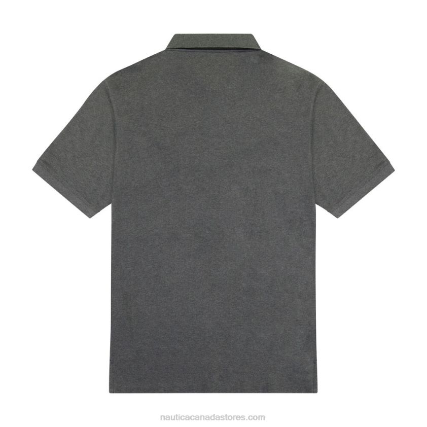 Big & Tall Classic Fit Deck Polo Nautica Men Charcoal Heather R260HV430