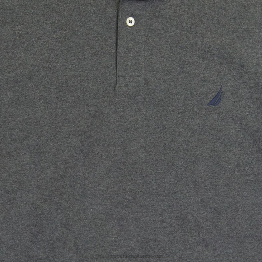 Big & Tall Classic Fit Deck Polo Nautica Men Charcoal Heather R260HV430