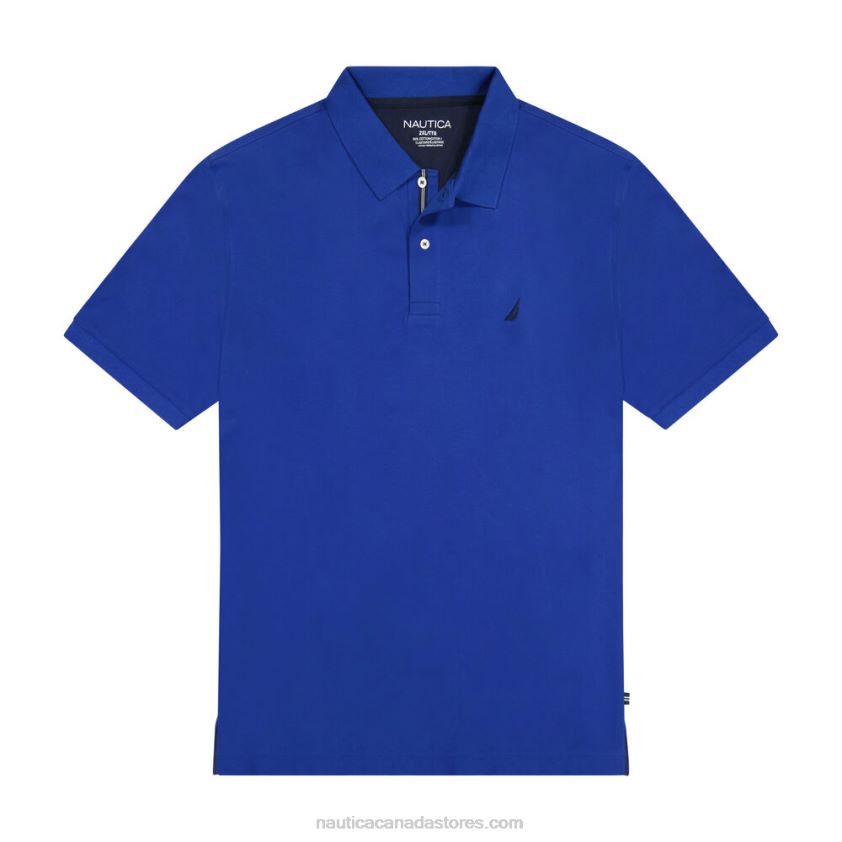 Big & Tall Classic Fit Performance Deck Polo Nautica Men Aqua Sky R260HV630