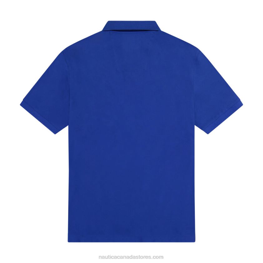 Big & Tall Classic Fit Performance Deck Polo Nautica Men Aqua Sky R260HV630