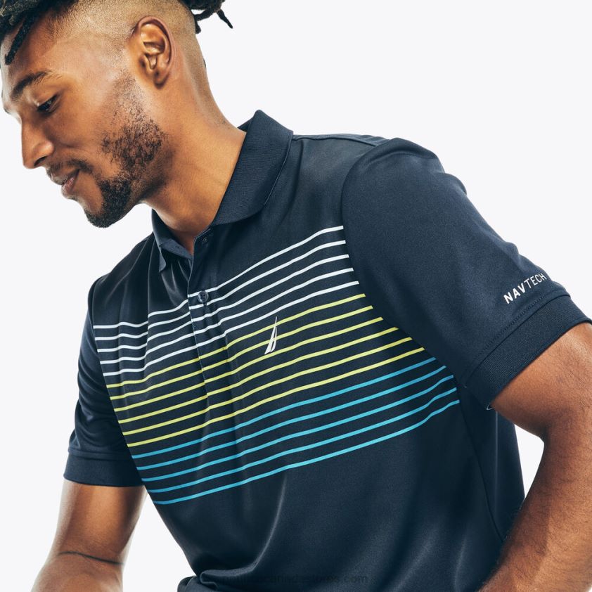 Big & Tall Navtech Classic Fit Striped Polo Nautica Men Navy R260HV414