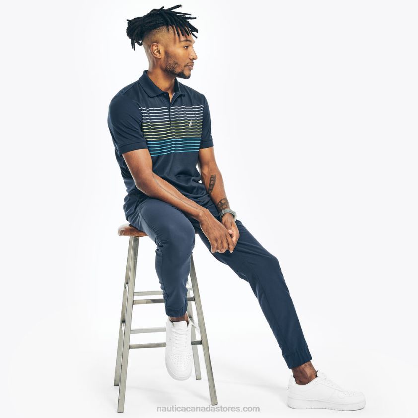 Big & Tall Navtech Classic Fit Striped Polo Nautica Men Navy R260HV414