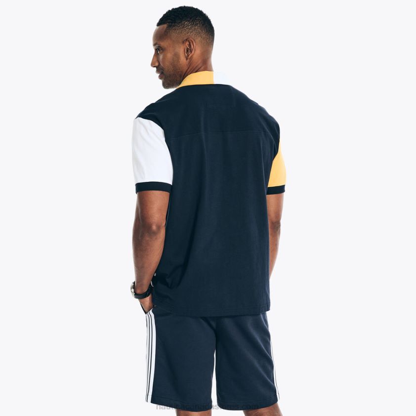 Big & Tall Sustainably Crafted Classic Fit Rugby Polo Nautica Men Navy R260HV413