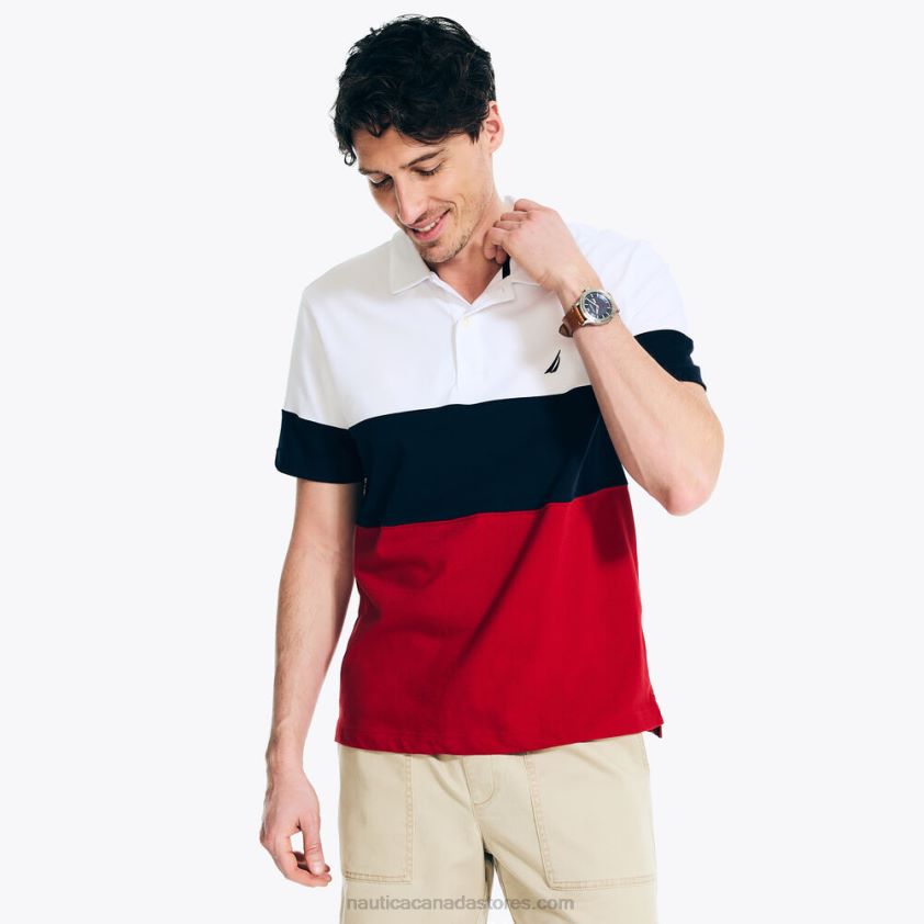 Classic Fit Colorblock Polo Nautica Men Nautica Red R260HV11