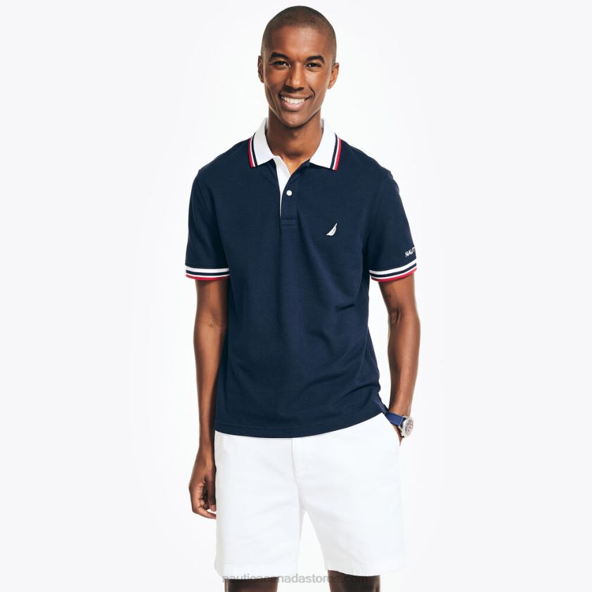 Classic Fit Solid Polo Nautica Men Navy R260HV18