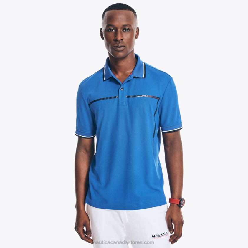 Competition Sustainably Crafted Classic Fit Polo Nautica Men Bright Cobalt R260HV603