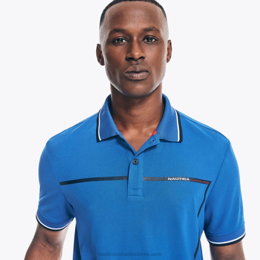 Competition Sustainably Crafted Classic Fit Polo Nautica Men Bright Cobalt R260HV603