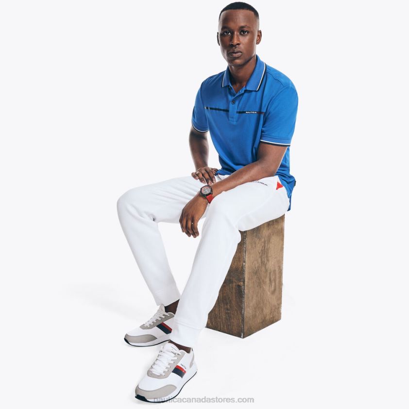 Competition Sustainably Crafted Classic Fit Polo Nautica Men Bright Cobalt R260HV603