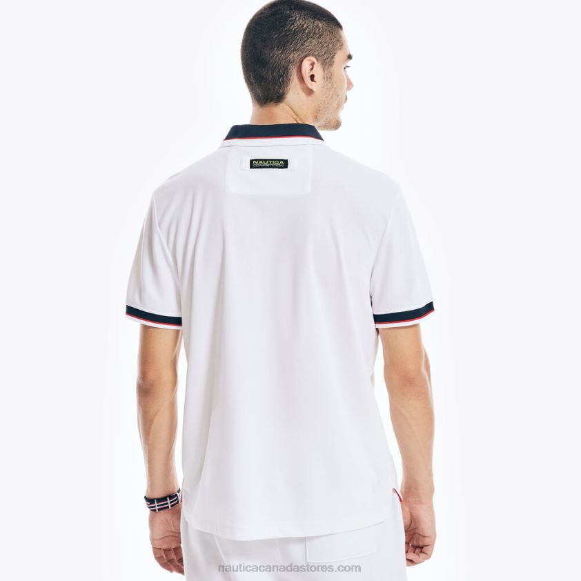 Competition Sustainably Crafted Classic Fit Polo Nautica Men Bright White R260HV674