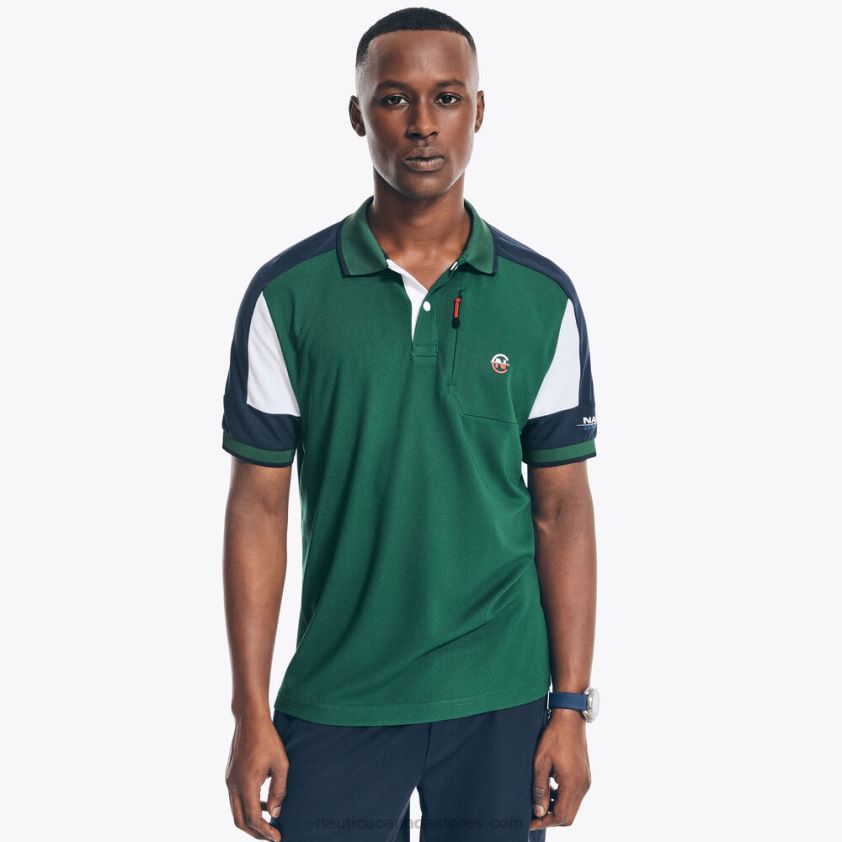 Competition Sustainably Crafted Classic Fit Polo Nautica Men Cosmic Fern R260HV476