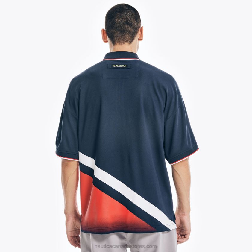 Competition Sustainably Crafted Relaxed Fit Polo Nautica Men Navy R260HV576