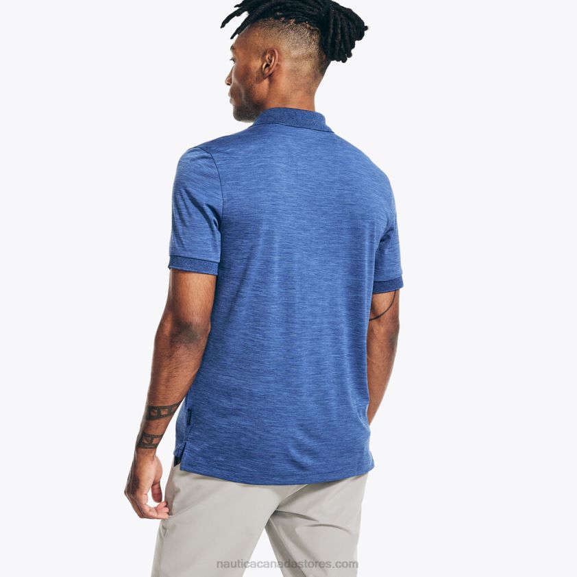 Navtech Classic Fit Polo Nautica Men Stellar Blue Heather R260HV7