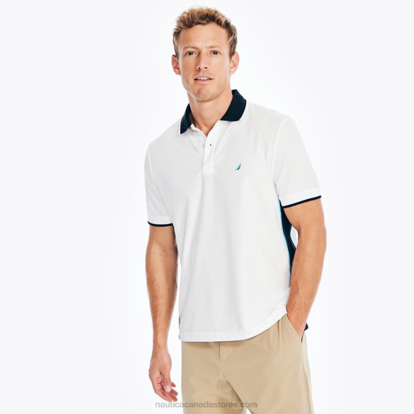 Navtech Sustainably Crafted Classic Fit Polo Nautica Men Bright White R260HV588
