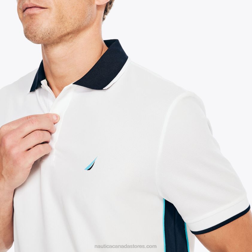 Navtech Sustainably Crafted Classic Fit Polo Nautica Men Bright White R260HV588