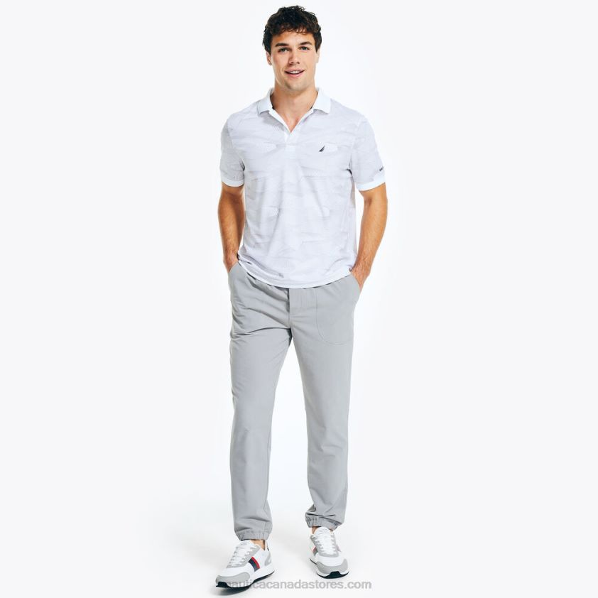 Navtech Sustainably Crafted Classic Fit Printed Polo Nautica Men Bright White R260HV439
