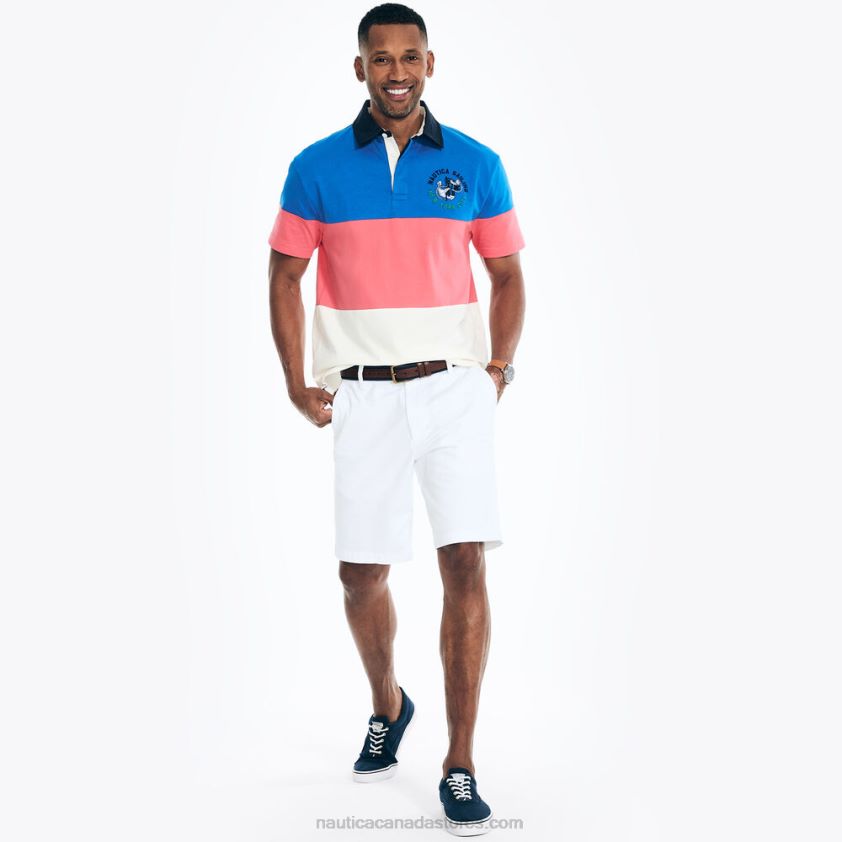 Relaxed Fit Rugby Polo Shirt Nautica Men True Navy R260HV467