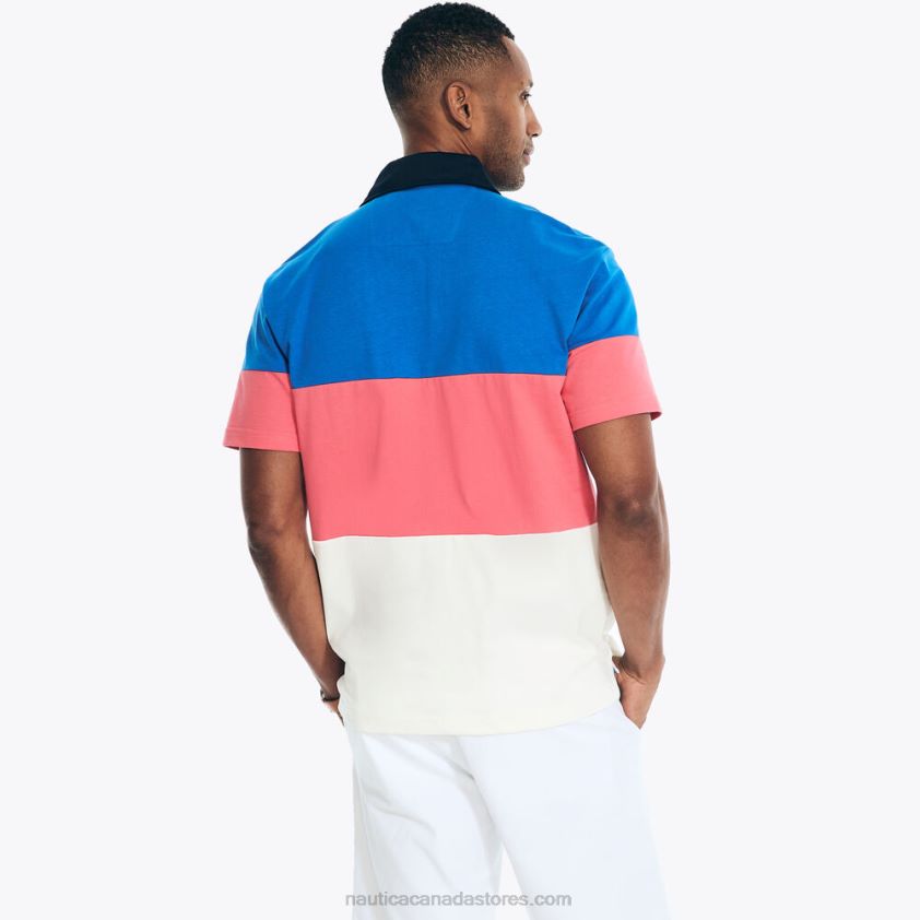 Relaxed Fit Rugby Polo Shirt Nautica Men True Navy R260HV467
