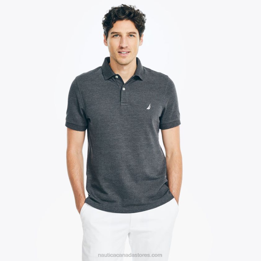 Slim Fit Deck Polo Nautica Men Charcoal Heather R260HV94
