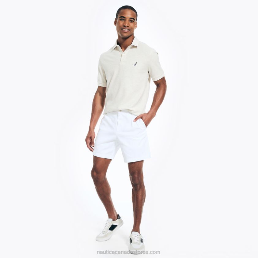 Sustainably Crafted Classic Fit Deck Polo Nautica Men Oatmeal Heather R260HV155