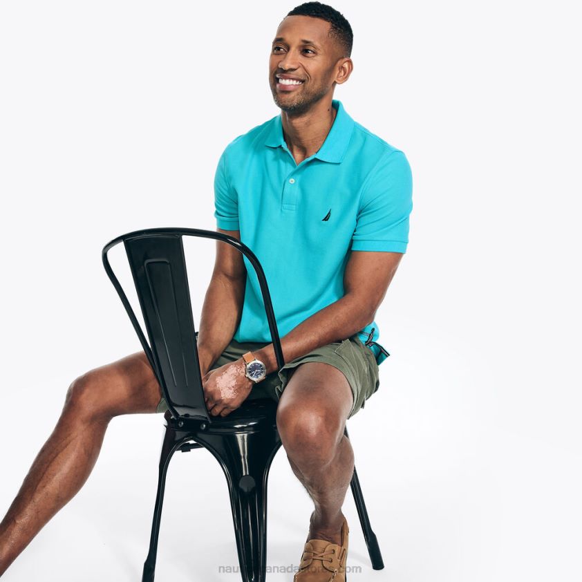 Sustainably Crafted Classic Fit Polo Nautica Men Star Sapphire R260HV32