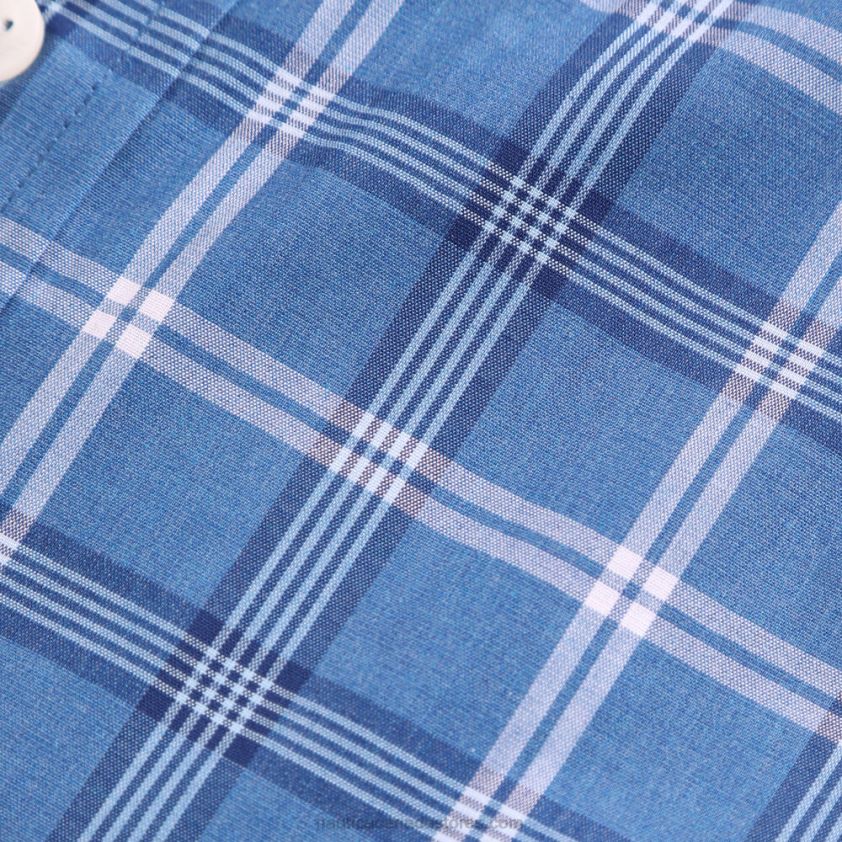 Big & Tall Classic Fit Wrinkle-Resistant Plaid Shirt Nautica Men Star Sapphire R260HV625