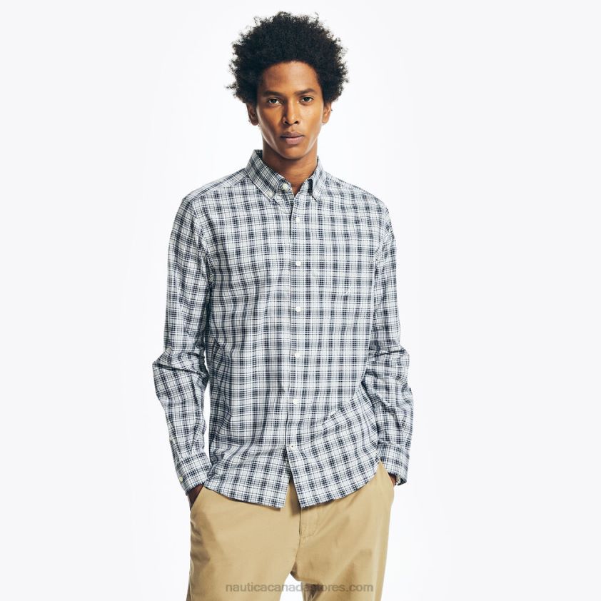 Plaid Oxford Shirt Nautica Men High Rise R260HV293