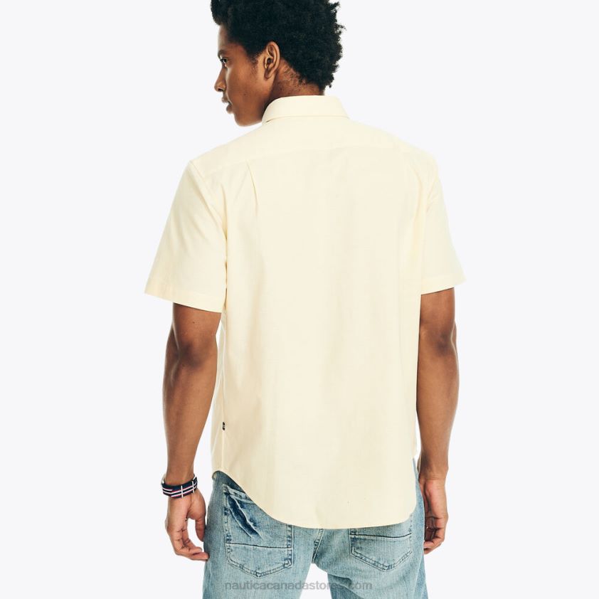 Short-Sleeve Oxford Shirt Nautica Men Sunshine R260HV13