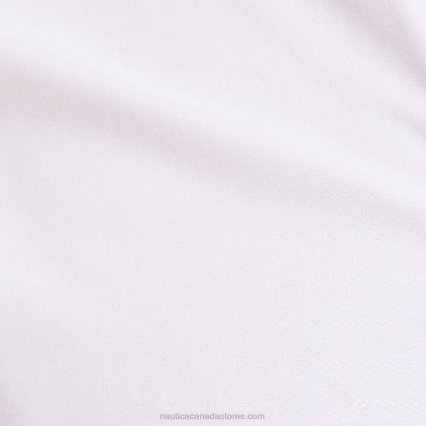 Wrinkle-Resistant Wear To Work Short-Sleeve Shirt Nautica Men Bright White R260HV519