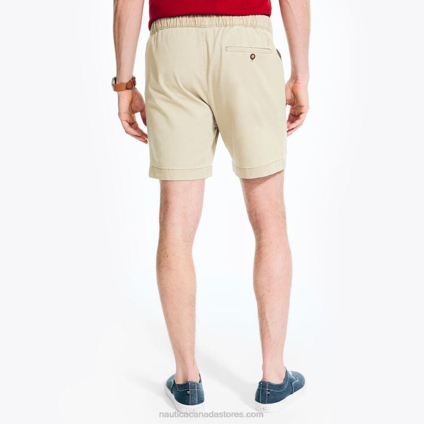 7\" Pull-On Boardwalk Short Nautica Men Military Tan R260HV263