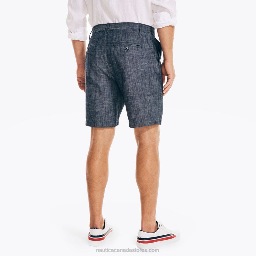 8.5\" Chambray Short Nautica Men Sinker Blue Denim Wash R260HV644