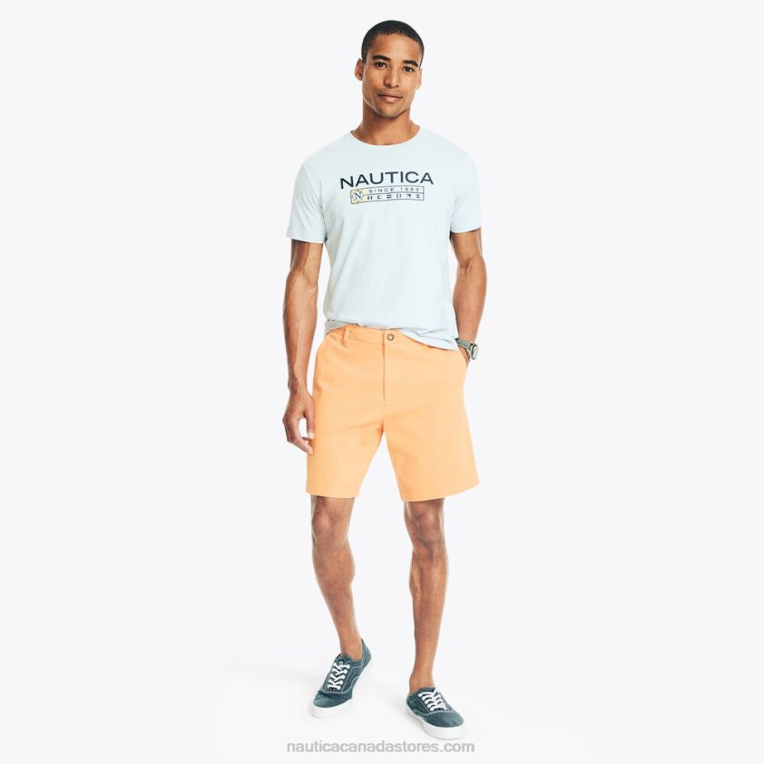 8.5\" Stretch Short Nautica Men Barely Pink R260HV20