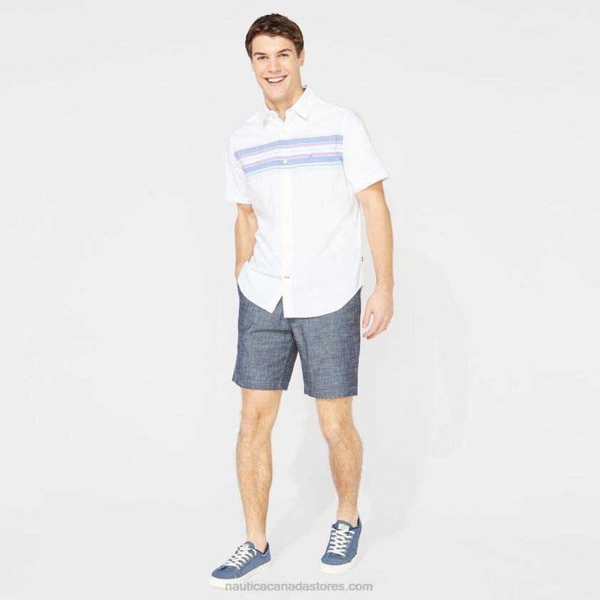 Big & Tall 8.5\" Chambray Deck Short Nautica Men Sinker Blue Denim Wash R260HV670