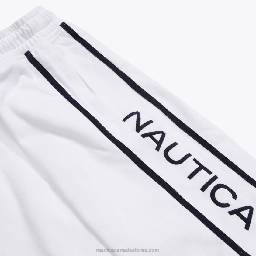 Big & Tall 9\" Logo Fleece Short Nautica Men Bright White R260HV405