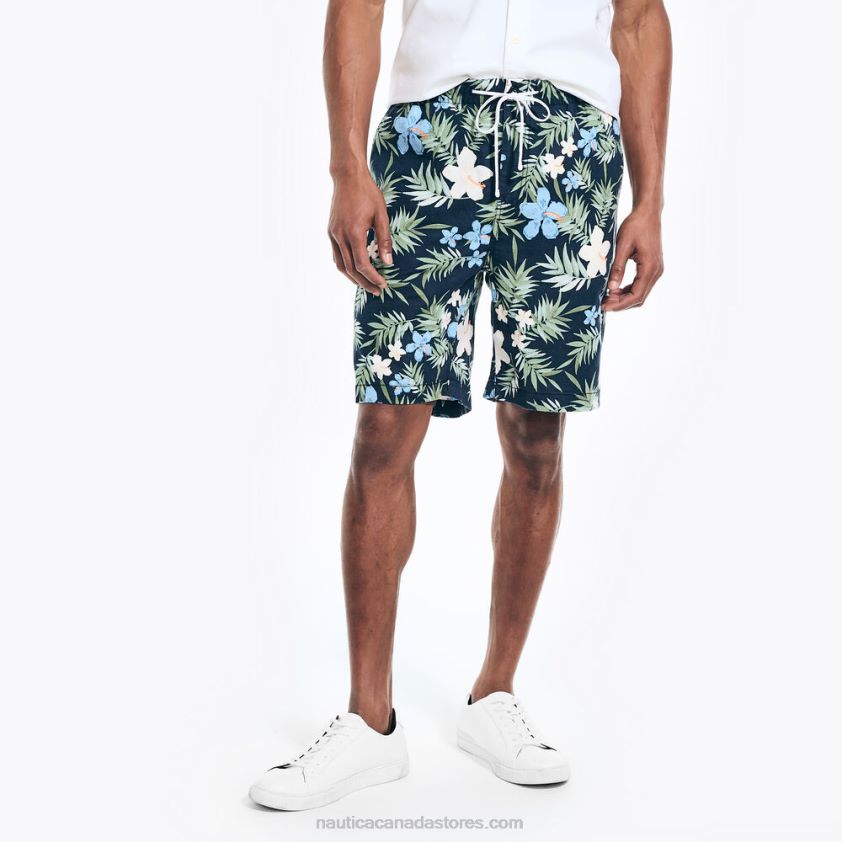 Big & Tall Floral Print Cabana Short Nautica Men Navy R260HV410