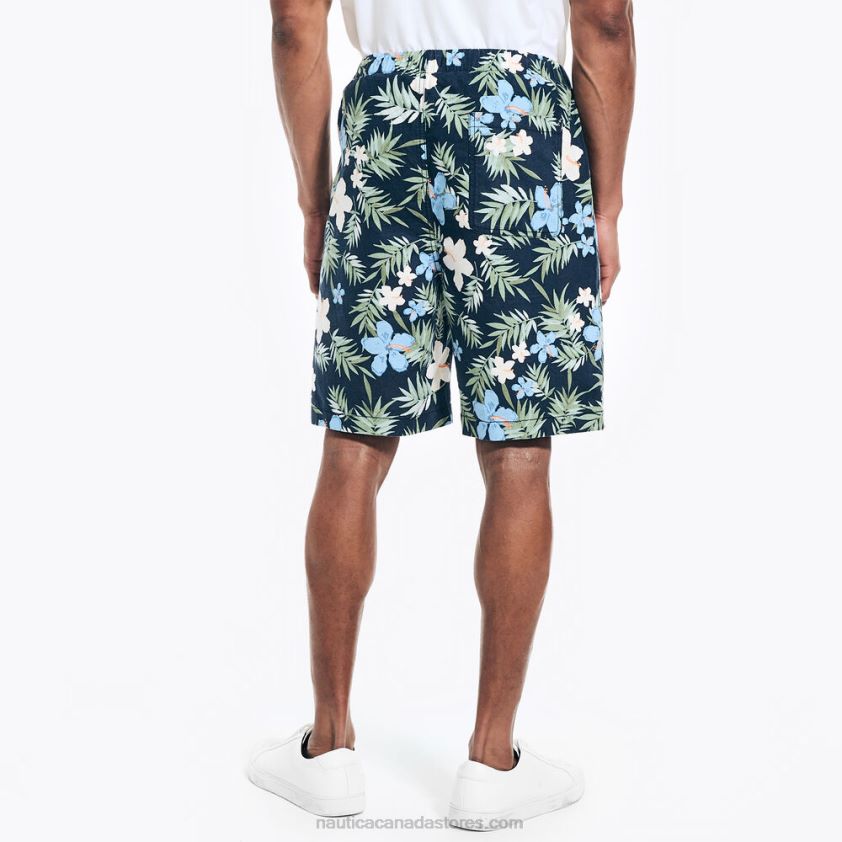 Big & Tall Floral Print Cabana Short Nautica Men Navy R260HV410