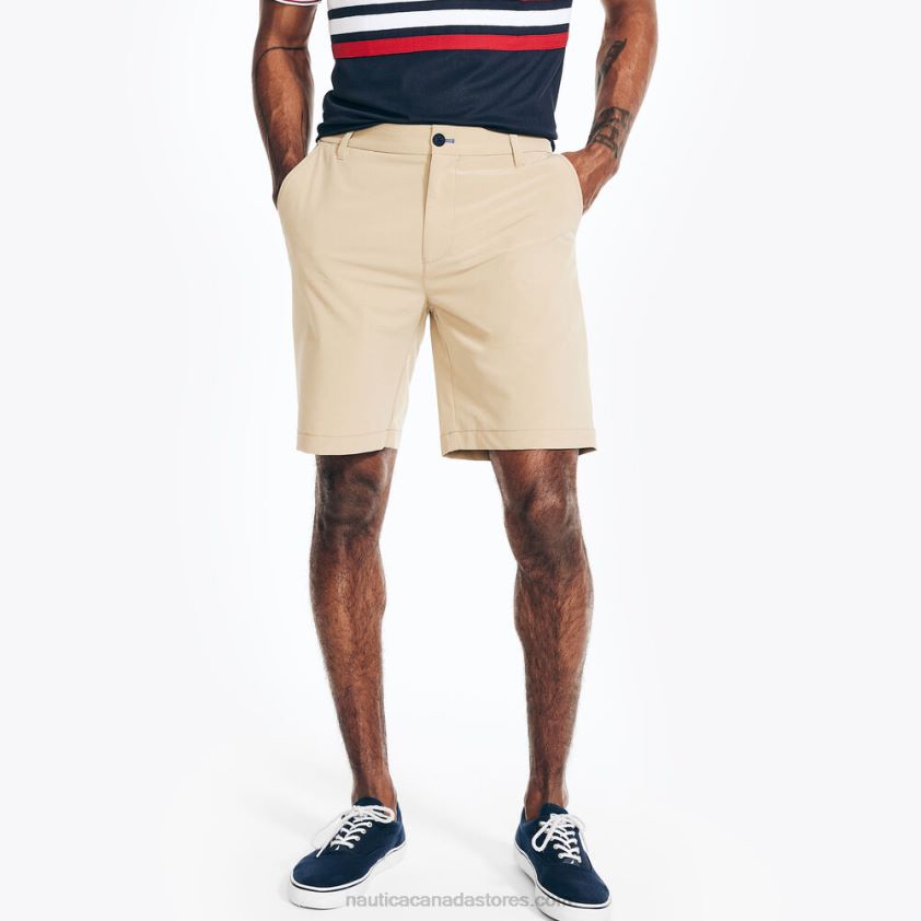 Big & Tall Navtech Flat Front Short Nautica Men Military Tan R260HV382