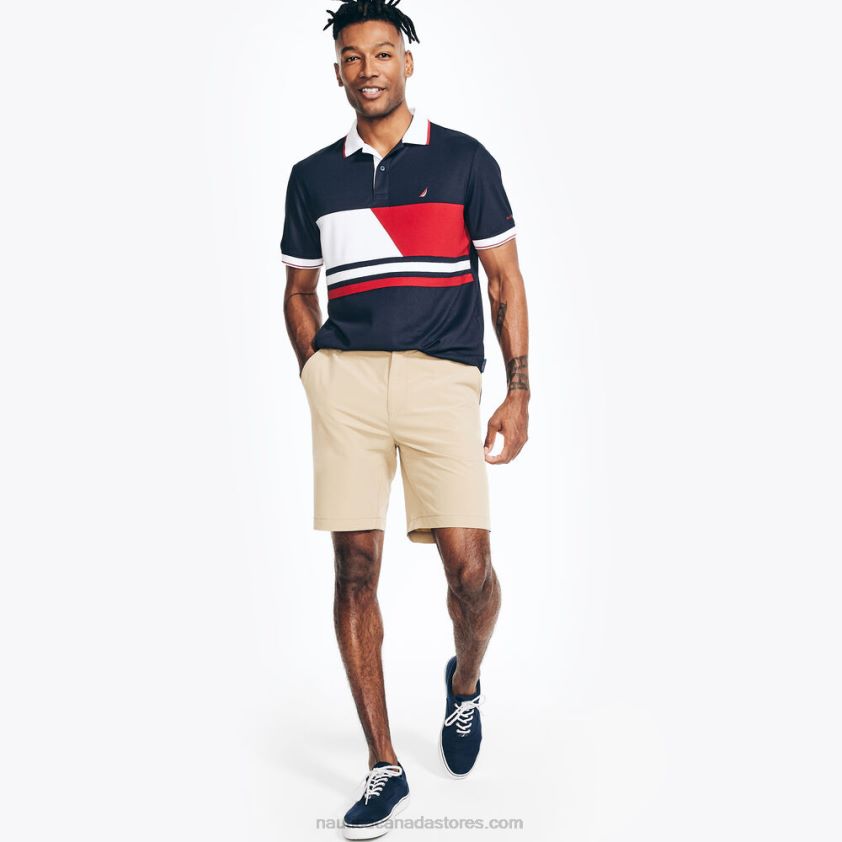 Big & Tall Navtech Flat Front Short Nautica Men Military Tan R260HV382