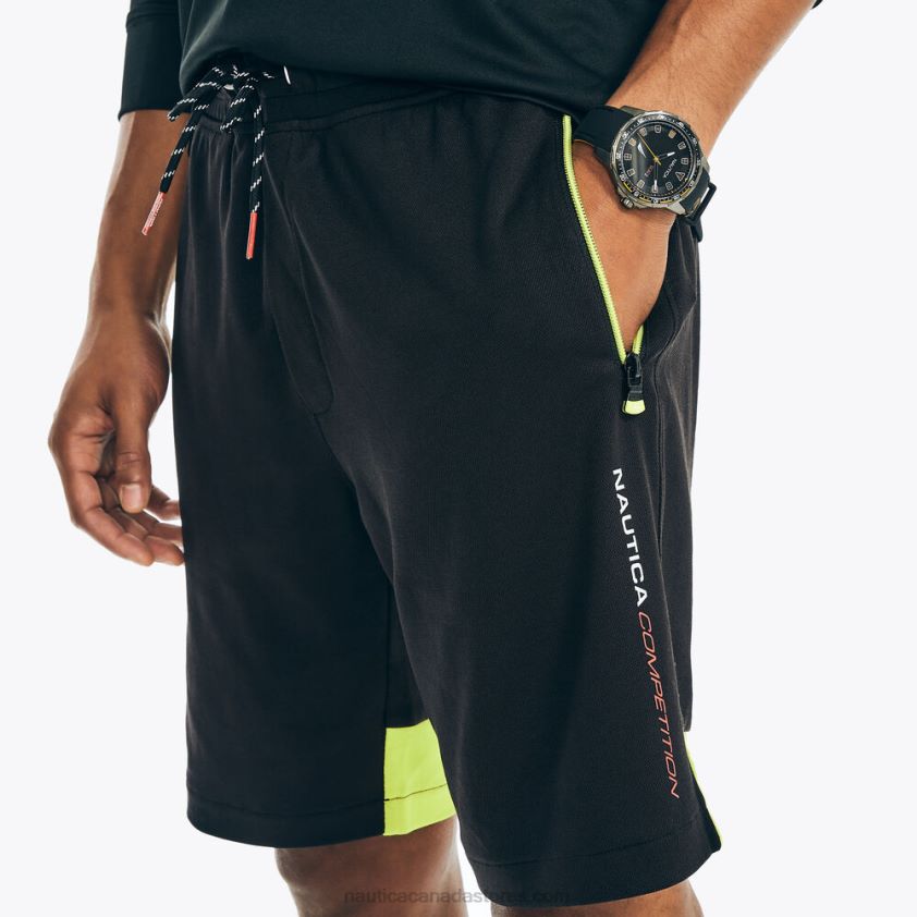 Big & Tall Sustainably Crafted Competition 9\" Colorblock Short Nautica Men True Black R260HV495