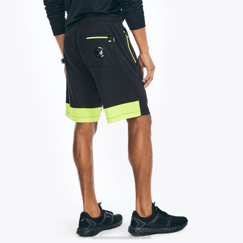 Big & Tall Sustainably Crafted Competition 9\" Colorblock Short Nautica Men True Black R260HV495