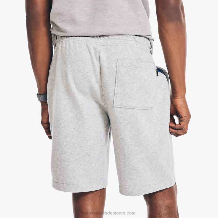 Competition Sustainably Crafted 9\" Fleece Short Nautica Men Grey Heather R260HV223