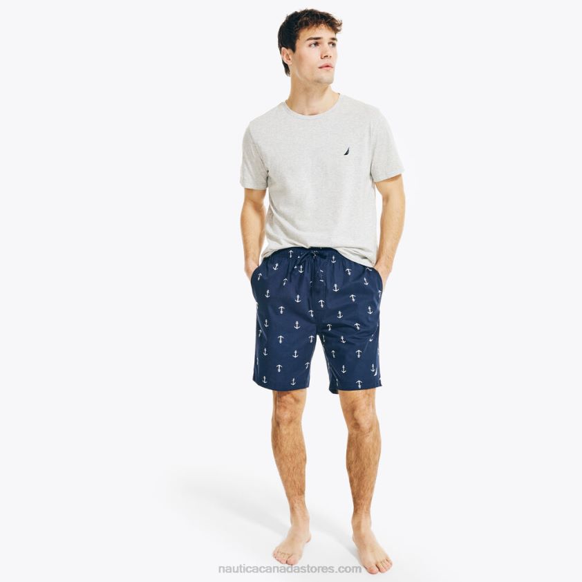 Anchor Print Sleep Short Nautica Men Peacoat R260HV552