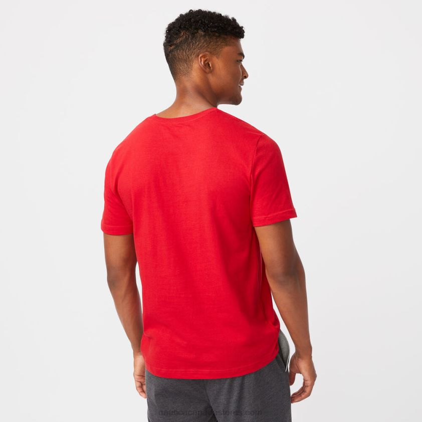 Logo Graphic Sleep T-Shirt Nautica Men Nautica Red R260HV522