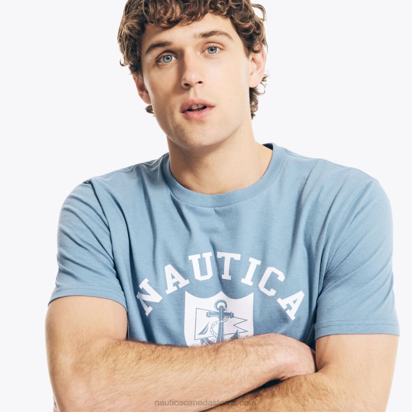 Sailing Division Graphic Sleep T-Shirt Nautica Men Star Sapphire R260HV49