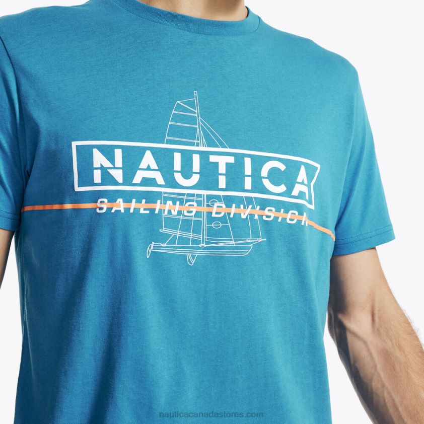 Sailing Division Graphic Sleep T-Shirt Nautica Men True Navy R260HV53