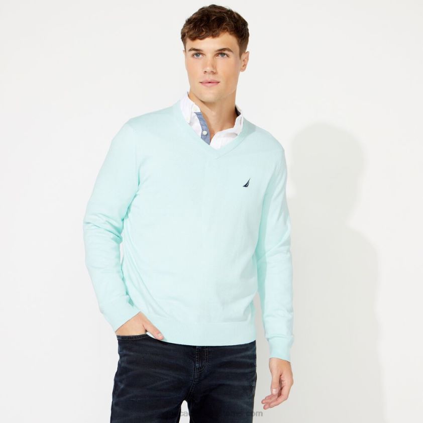 Big & Tall Navtech V-Neck Sweater Nautica Men Aquabreeze R260HV698