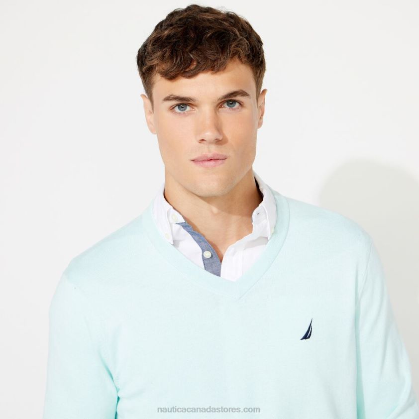 Big & Tall Navtech V-Neck Sweater Nautica Men Aquabreeze R260HV698
