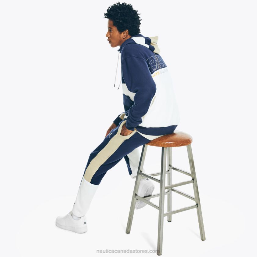 Colorblock Full-Zip Hoodie Nautica Men Stellar Blue Heather R260HV464