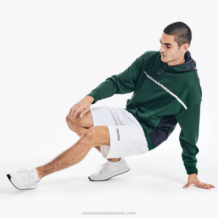 Competition Sustainably Crafted Logo Pullover Hoodie Nautica Men Cosmic Fern R260HV566