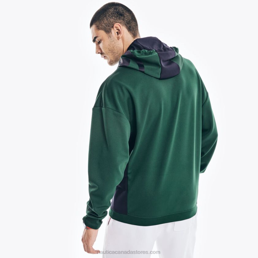 Competition Sustainably Crafted Logo Pullover Hoodie Nautica Men Cosmic Fern R260HV566