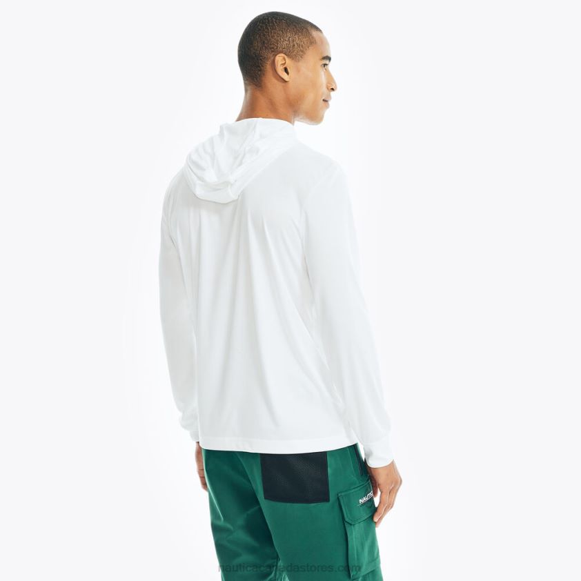 Competition Sustainably Crafted Pullover Hoodie Nautica Men Bright White R260HV386